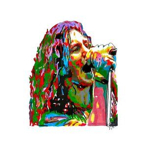 Eddie Vedder Pearl Jam Rock Muisc Print Poster Wallart 11x17